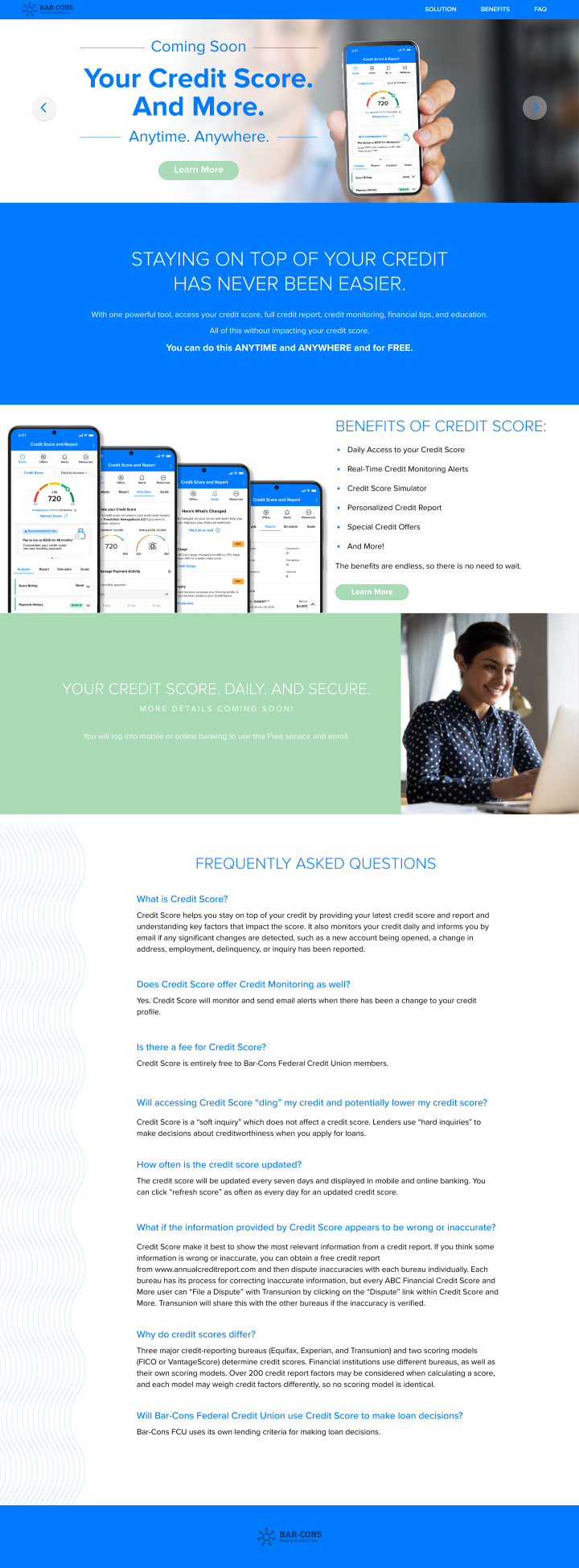 Coming Soon Your Credit Score and More Coming Soon Your Credit Score and More